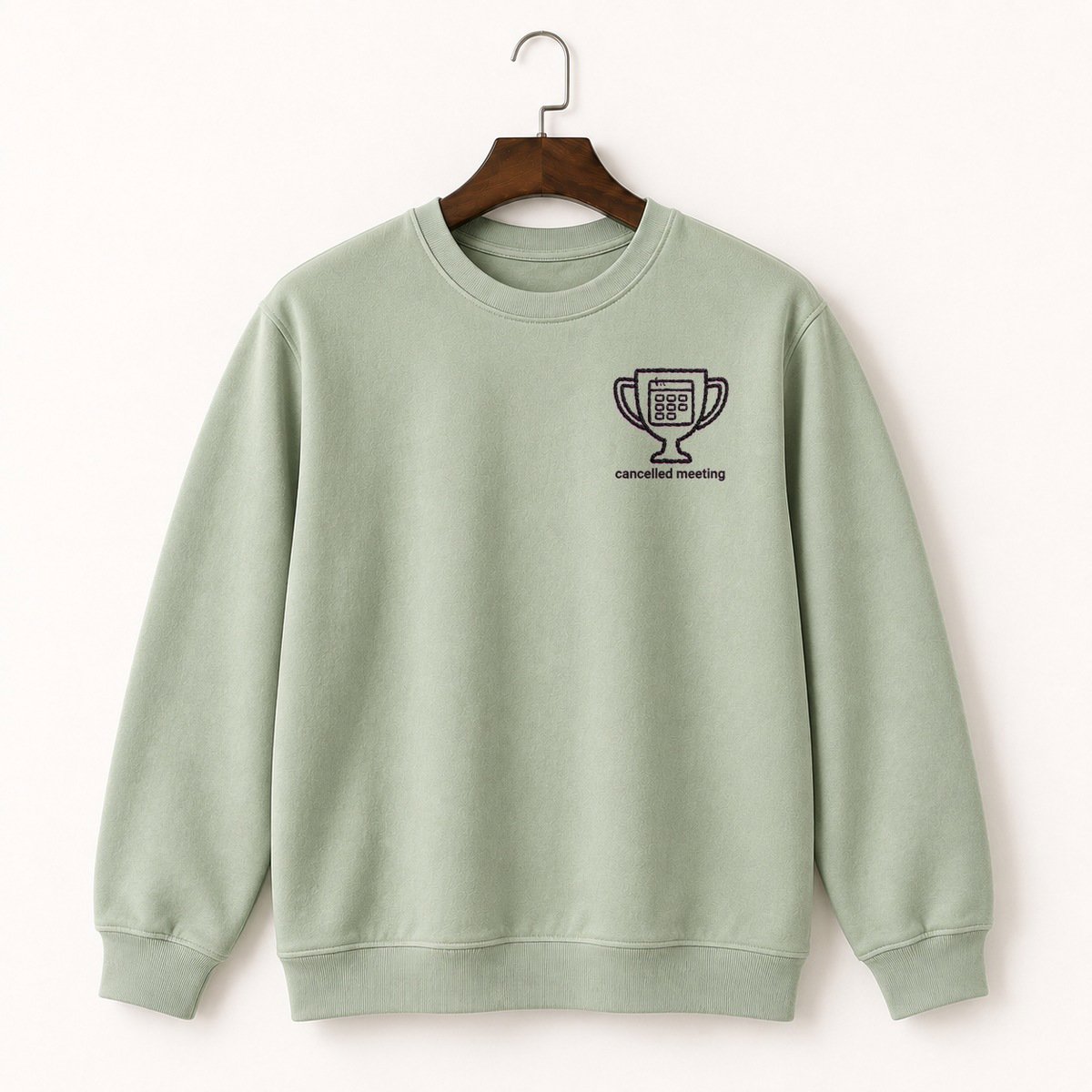 Cancelled Meeting Trophy Crewneck Sweatshirt 2