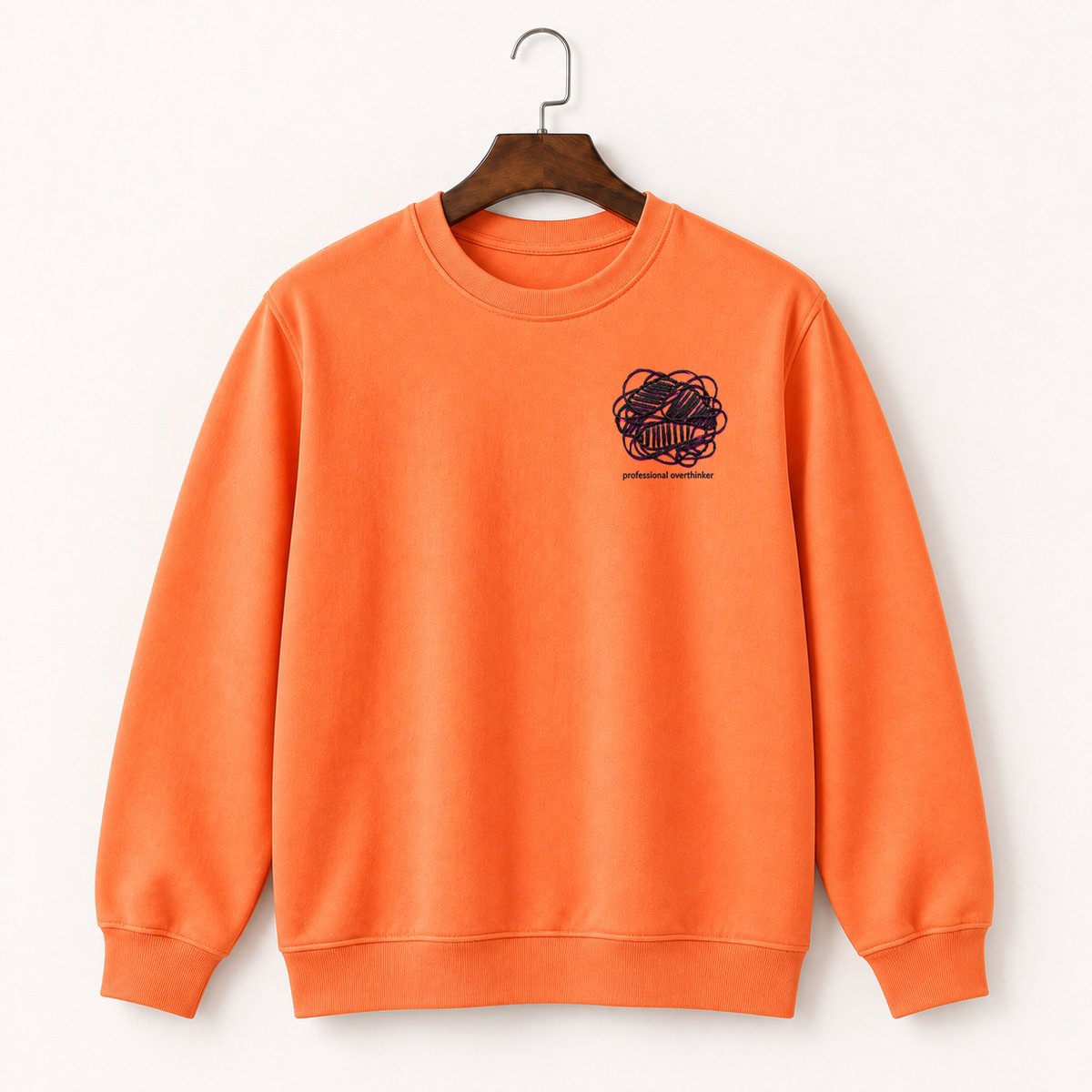 Professional Overthinker Brain Crewneck Sweatshirt 3