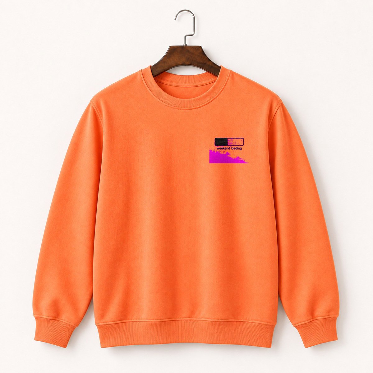 Weekend Loading Bar Crewneck Sweatshirt 3