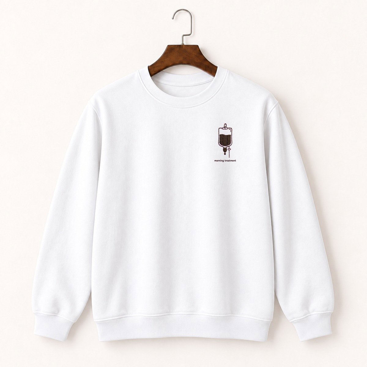 Coffee IV Drip Bag Crewneck Sweatshirt 5