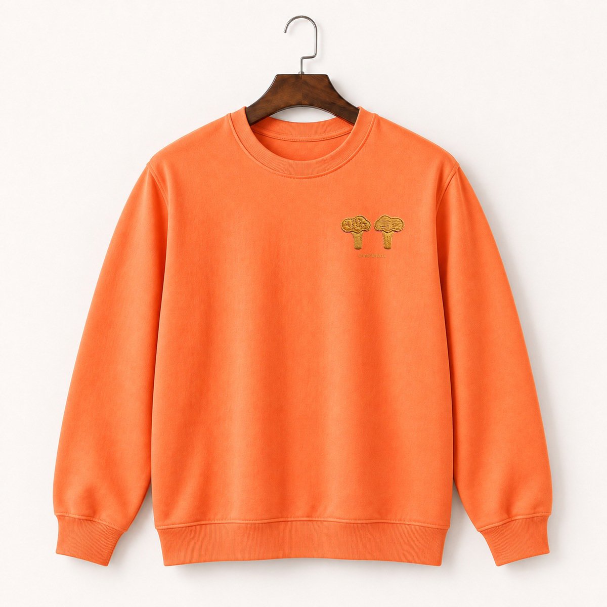 Chanterelle Mushroom Crewneck Sweatshirt 3