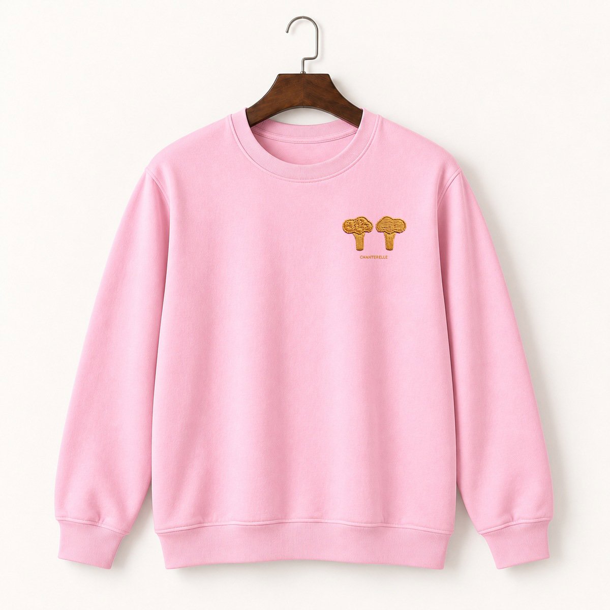 Chanterelle Mushroom Crewneck Sweatshirt 4