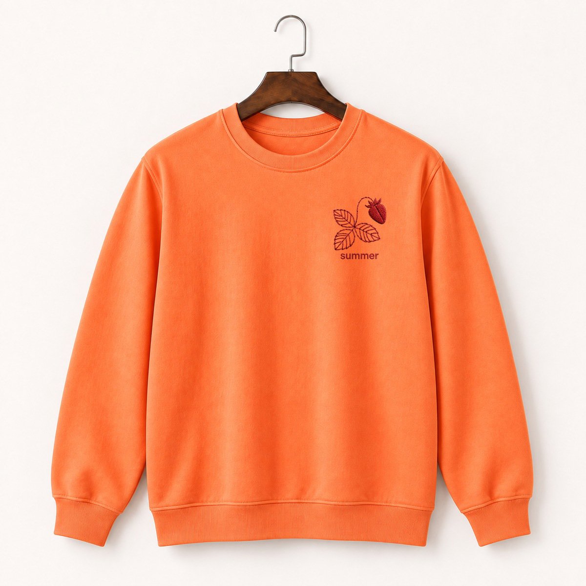 Wild Strawberry Plant Crewneck Sweatshirt 3