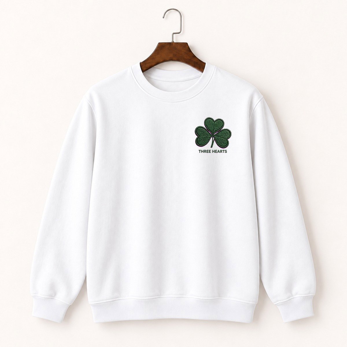 Wood Sorrel Leaves Crewneck Sweatshirt 5