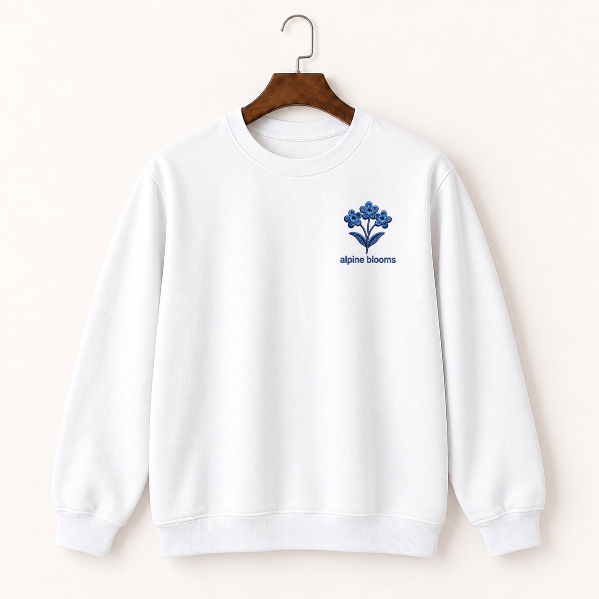 Alpine Forget-Me-Not Crewneck Sweatshirt 5