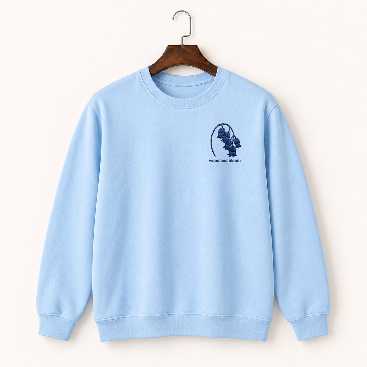 Bluebell Cluster Crewneck Sweatshirt 1