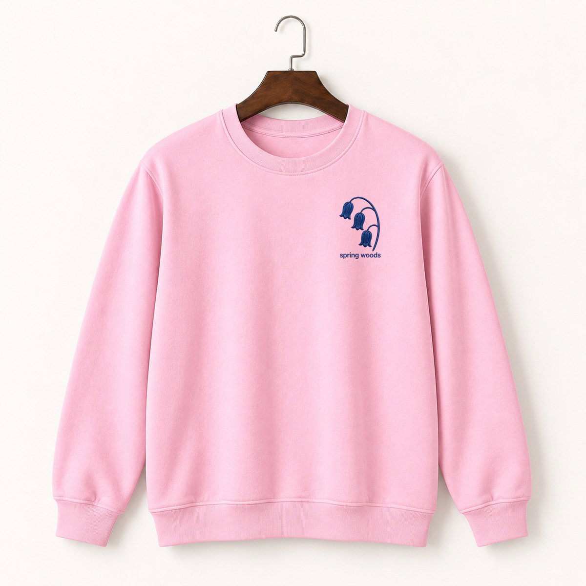 Bluebell Flower Patch Crewneck Sweatshirt 4