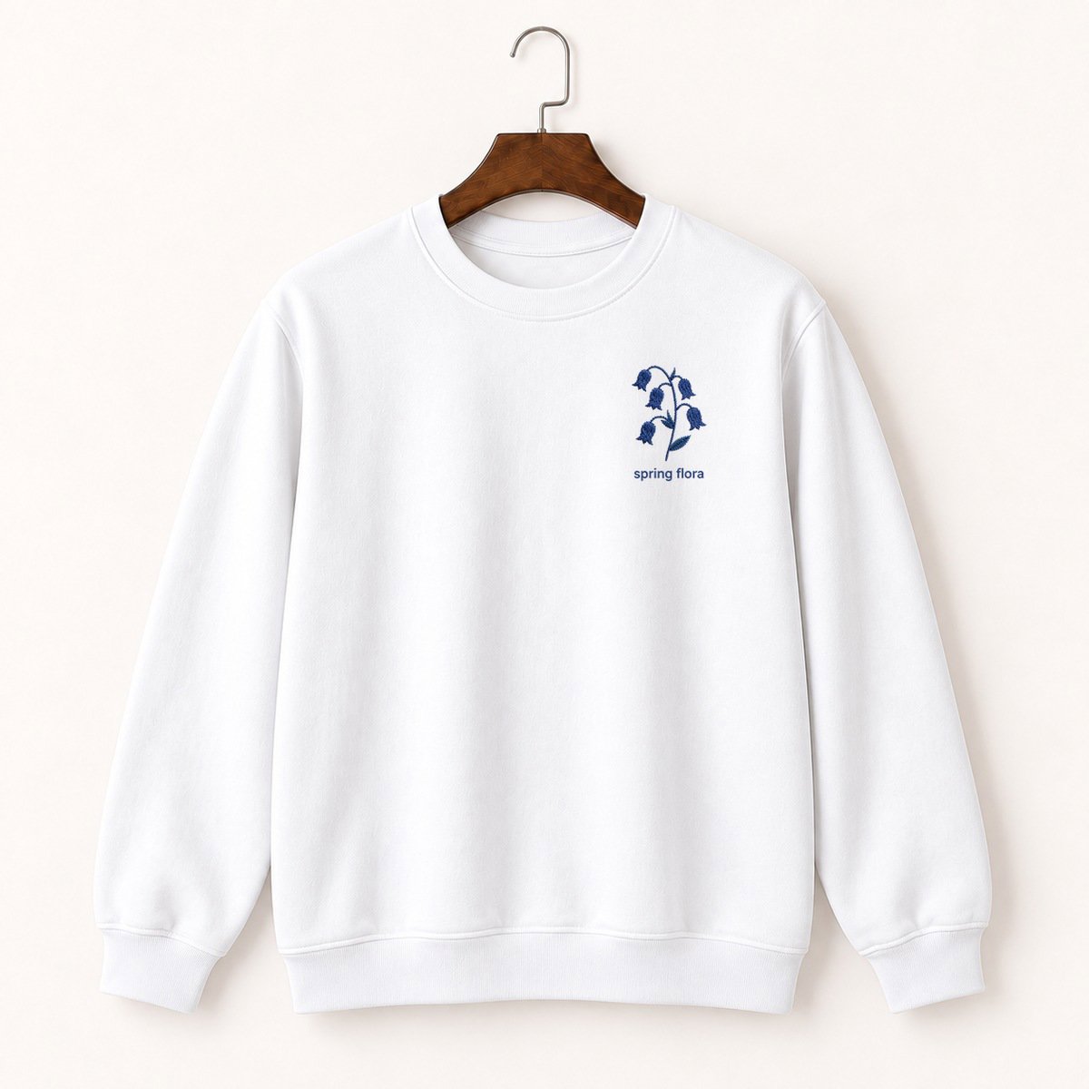 Bluebell Flower Crewneck Sweatshirt 5