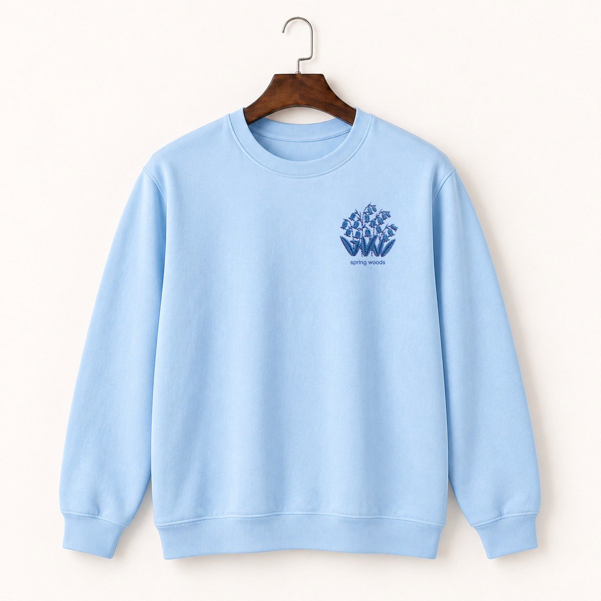 Bluebell Woodland Crewneck Sweatshirt 1