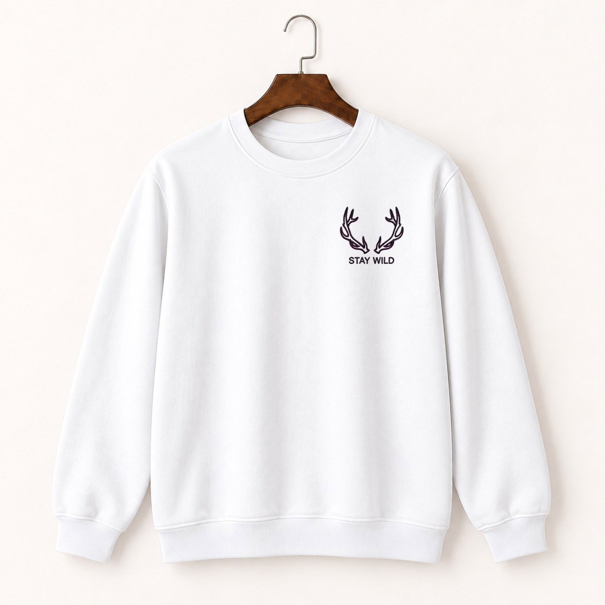 Elk Antlers Crewneck Sweatshirt 5