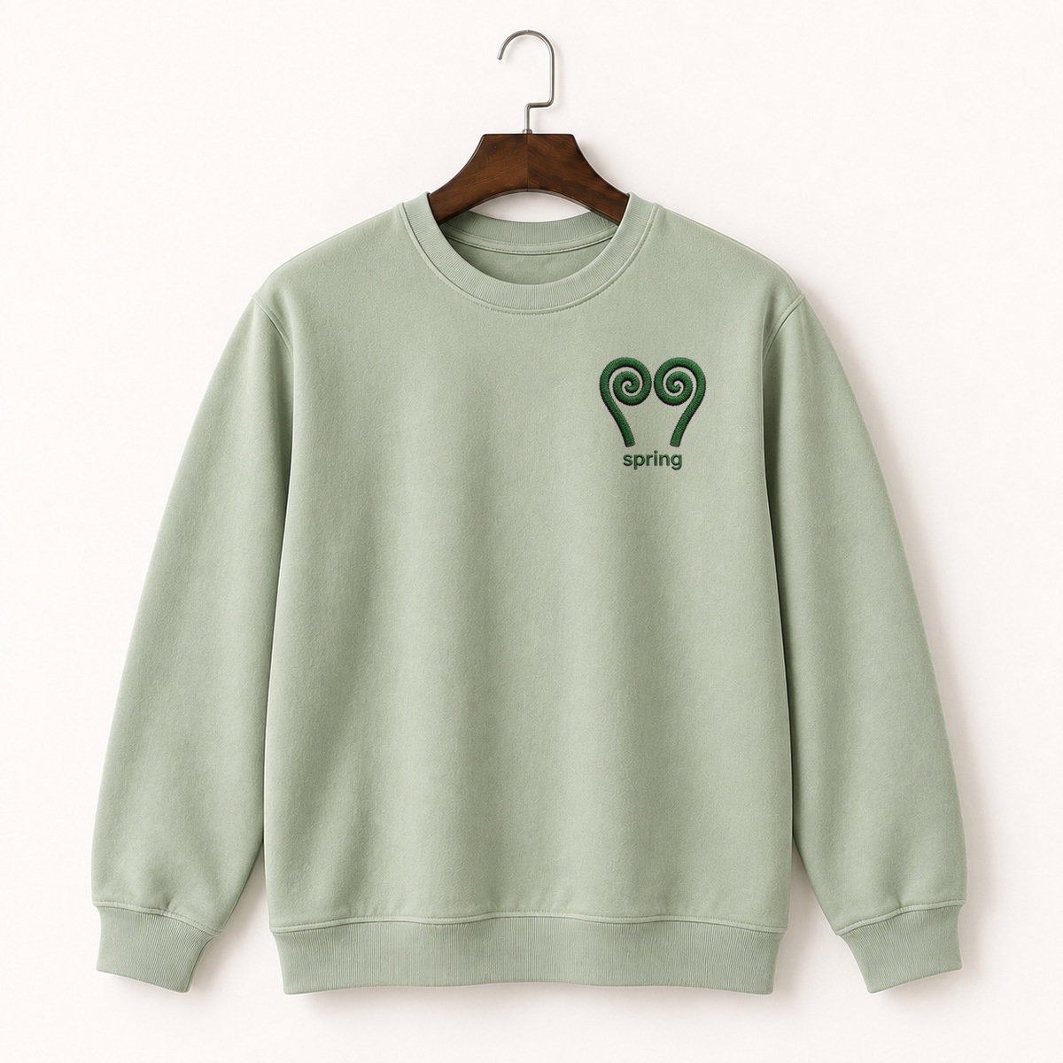 Fern Fiddlehead Crewneck Sweatshirt 2