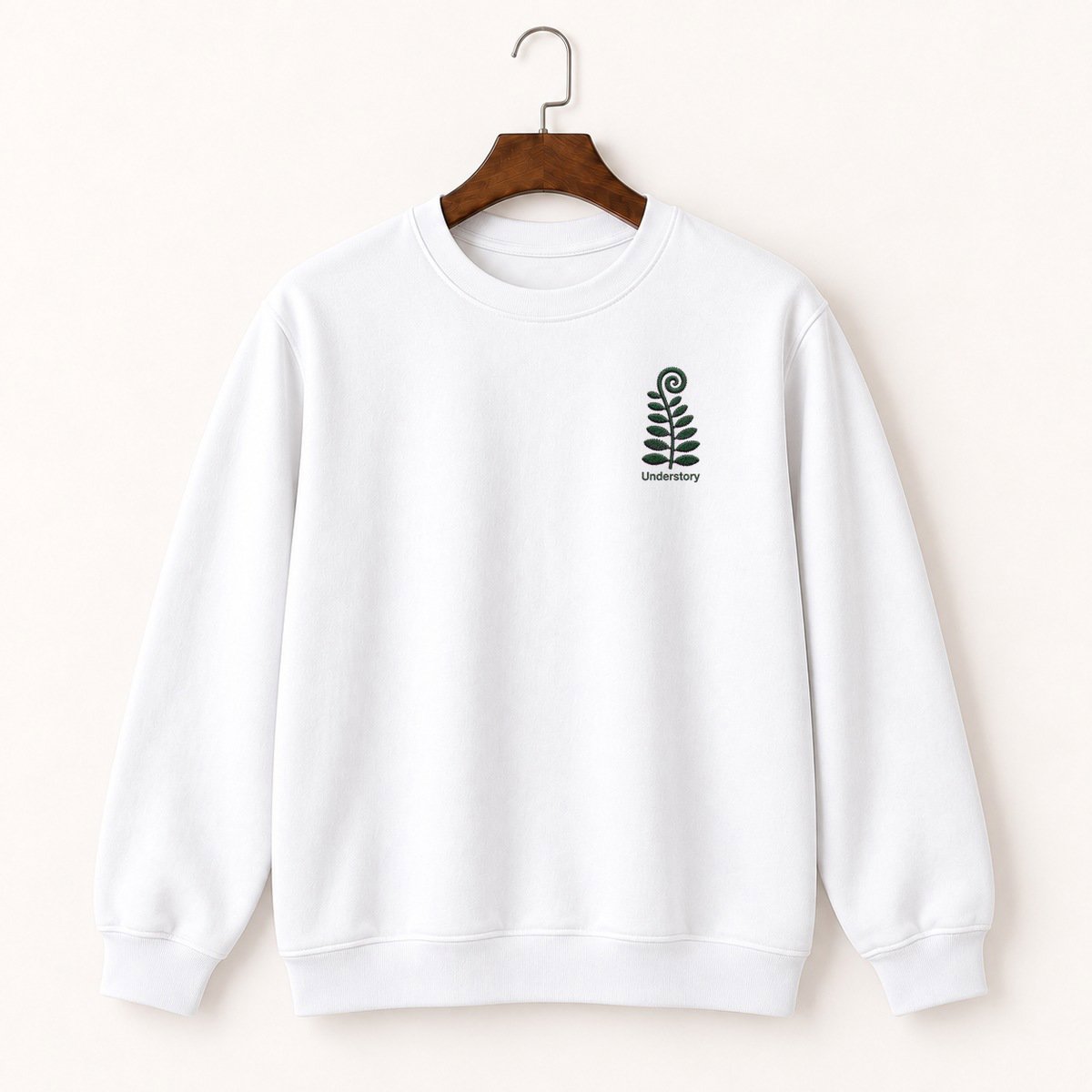 Fern Frond Botanical Crewneck Sweatshirt 5