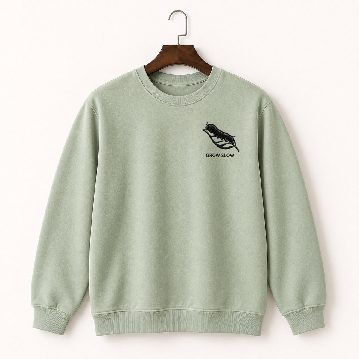 Hawk Moth Caterpillar Crewneck Sweatshirt 2