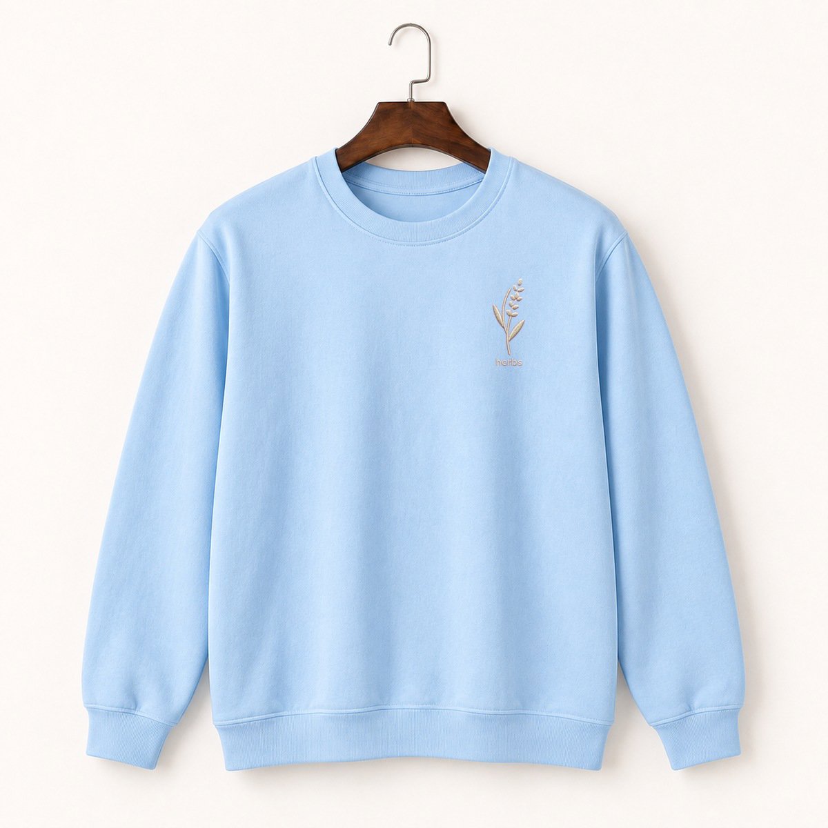 Lavender Sprig Botanical Crewneck Sweatshirt 1