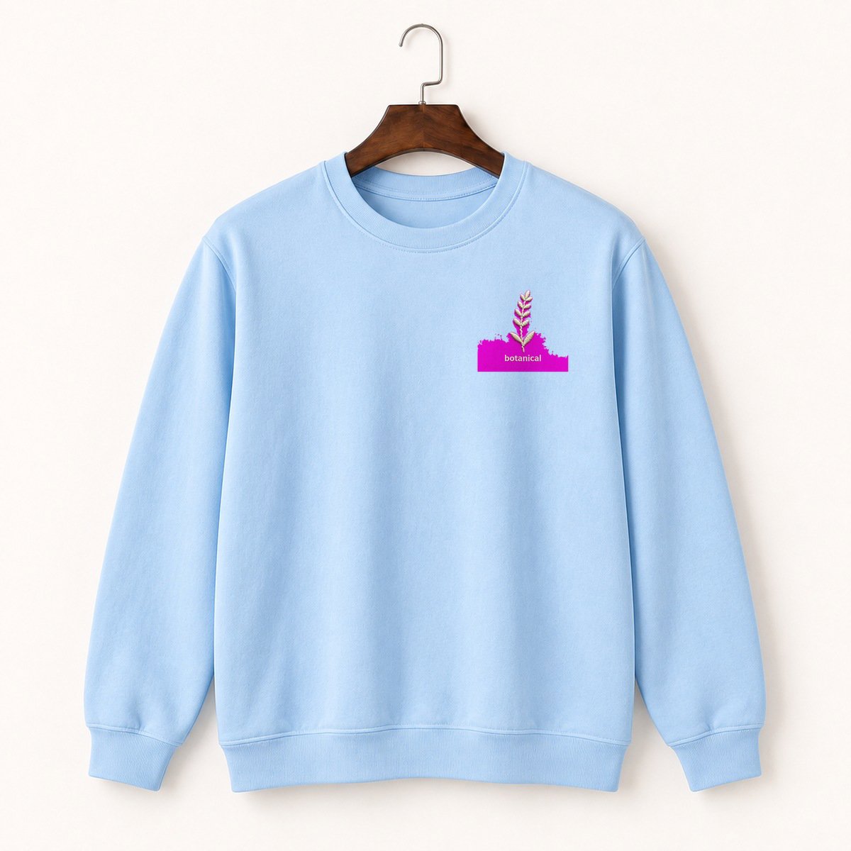 Lavender Sprig Crewneck Sweatshirt 1