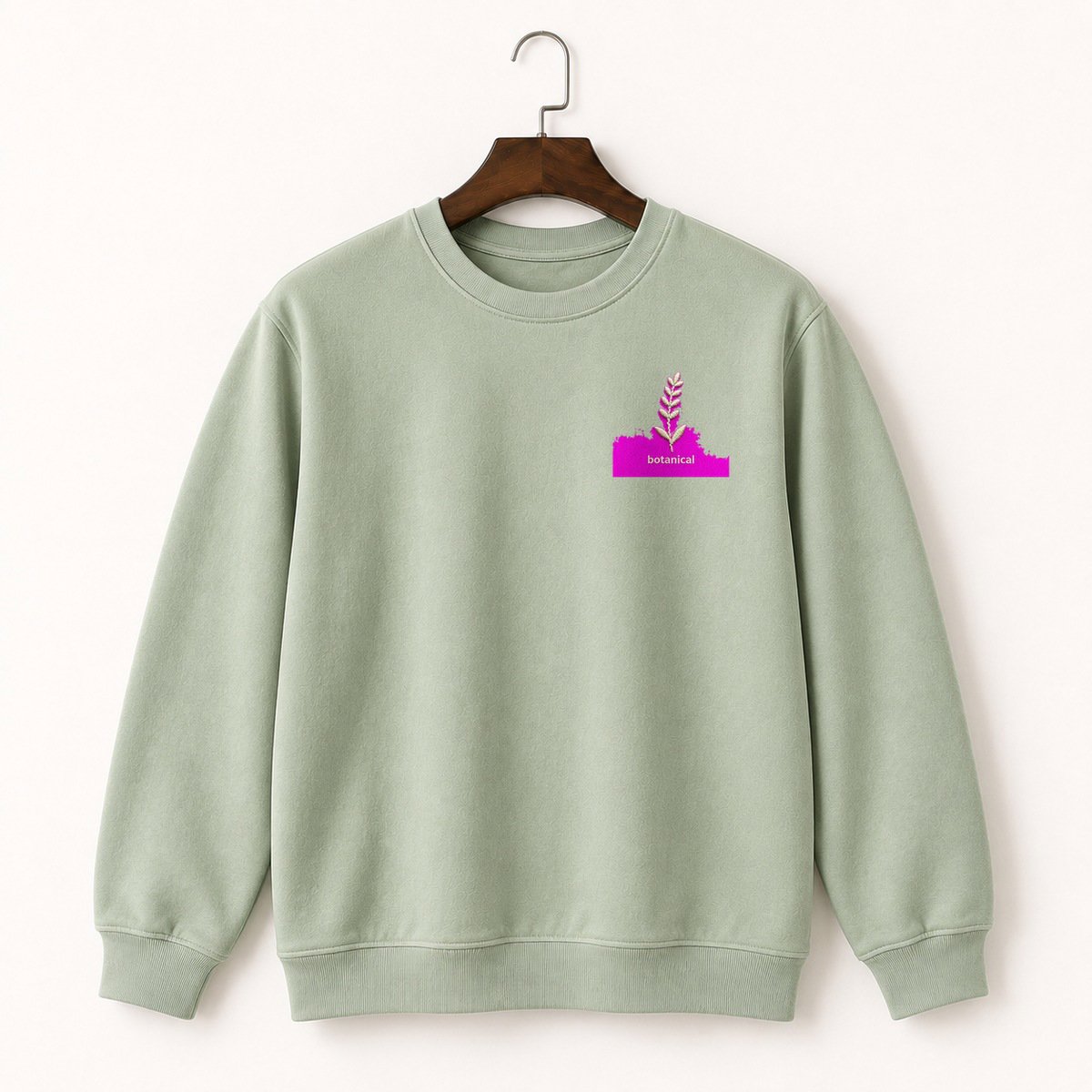 Lavender Sprig Crewneck Sweatshirt 2