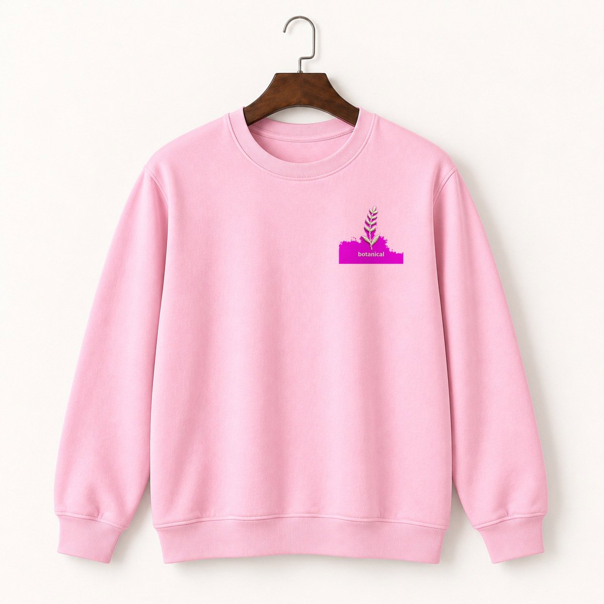 Lavender Sprig Crewneck Sweatshirt 4