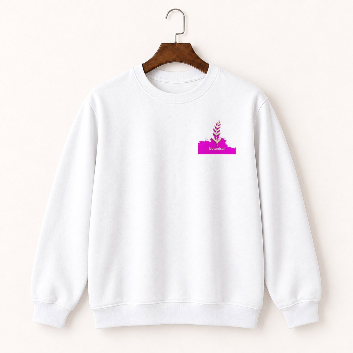 Lavender Sprig Crewneck Sweatshirt 5