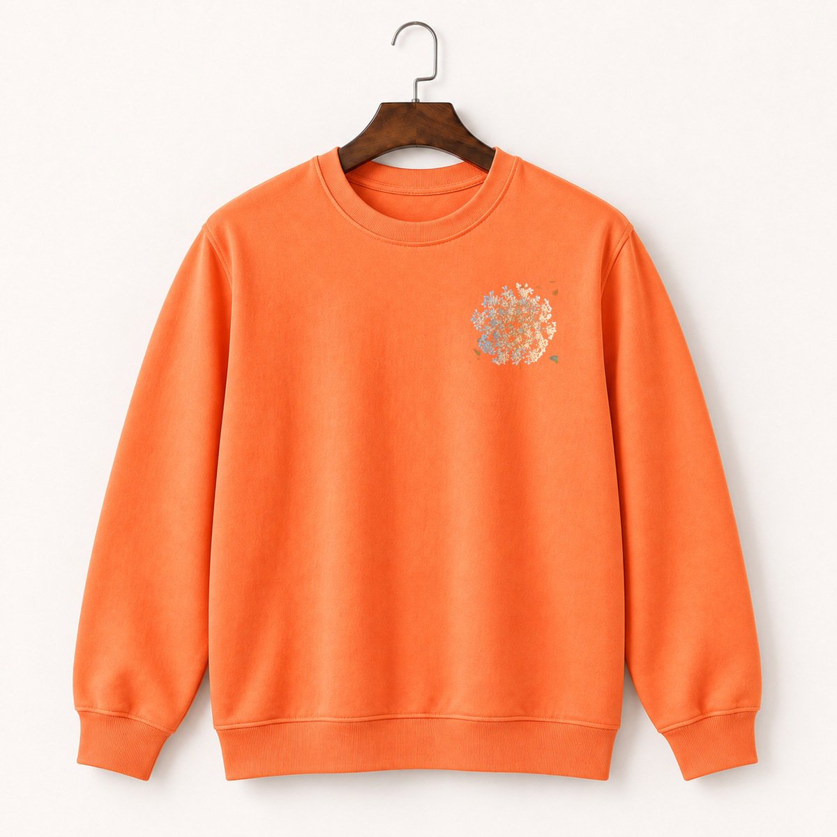 Queen Annes Lace Botanical Crewneck Sweatshirt 3