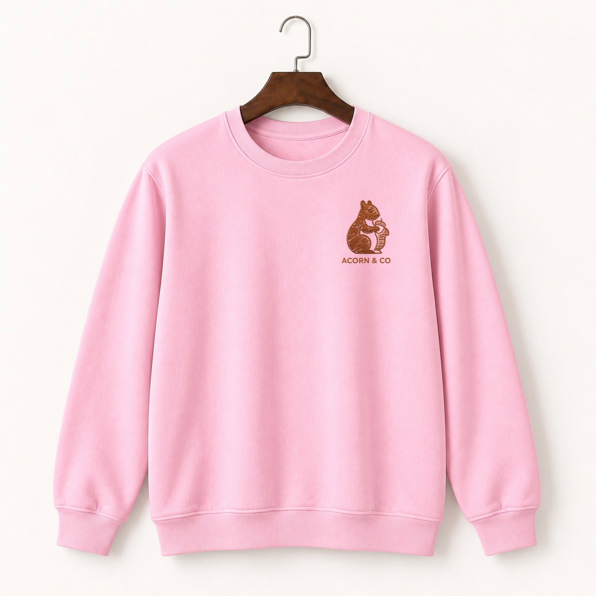 Red Squirrel Graphic Crewneck Sweatshirt 4