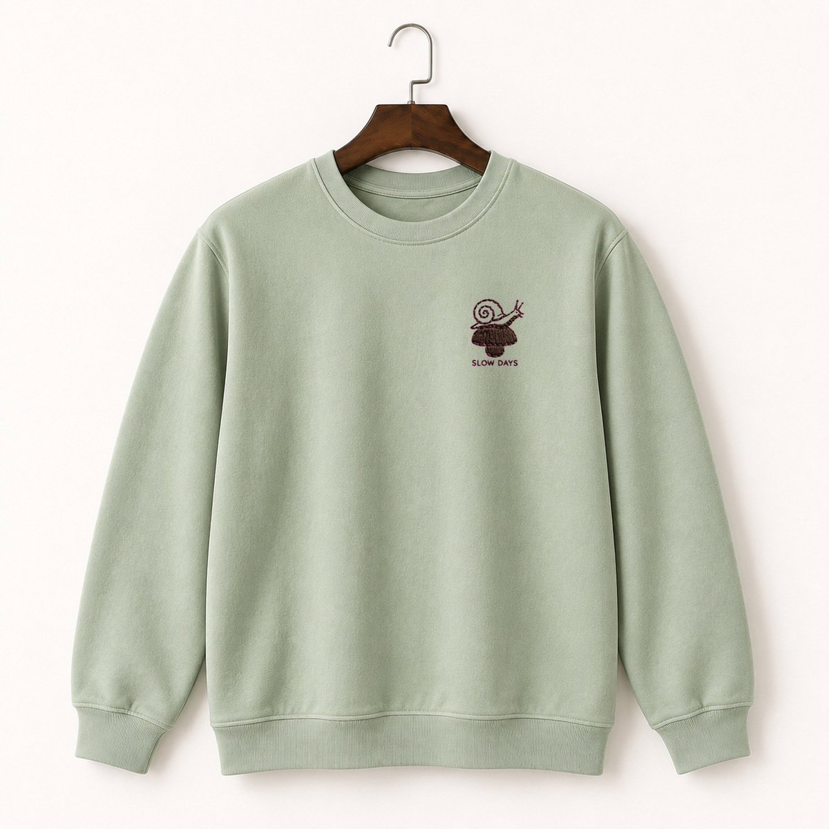 Snail and Mushroom Crewneck Sweatshirt 2