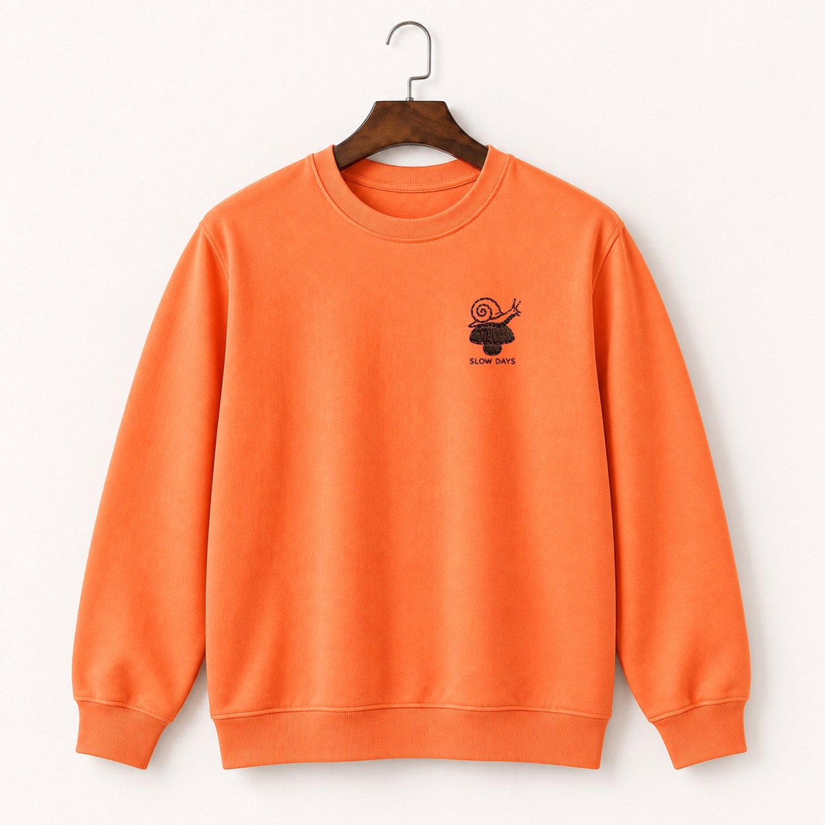 Snail and Mushroom Crewneck Sweatshirt 3