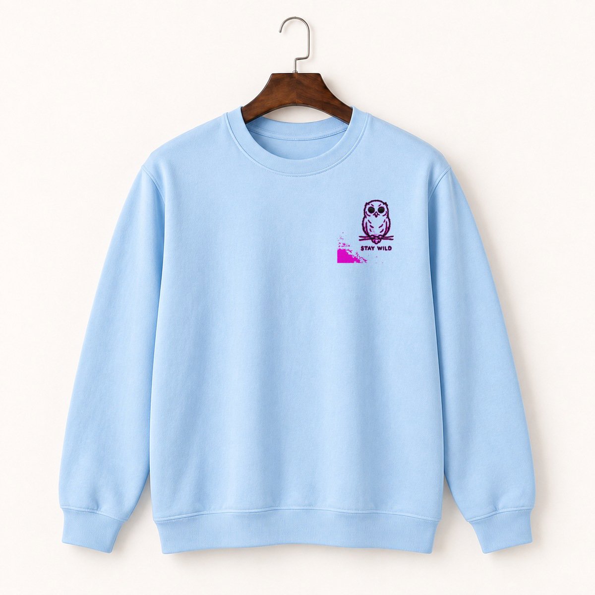 Snowy Owl Graphic Crewneck Sweatshirt 1