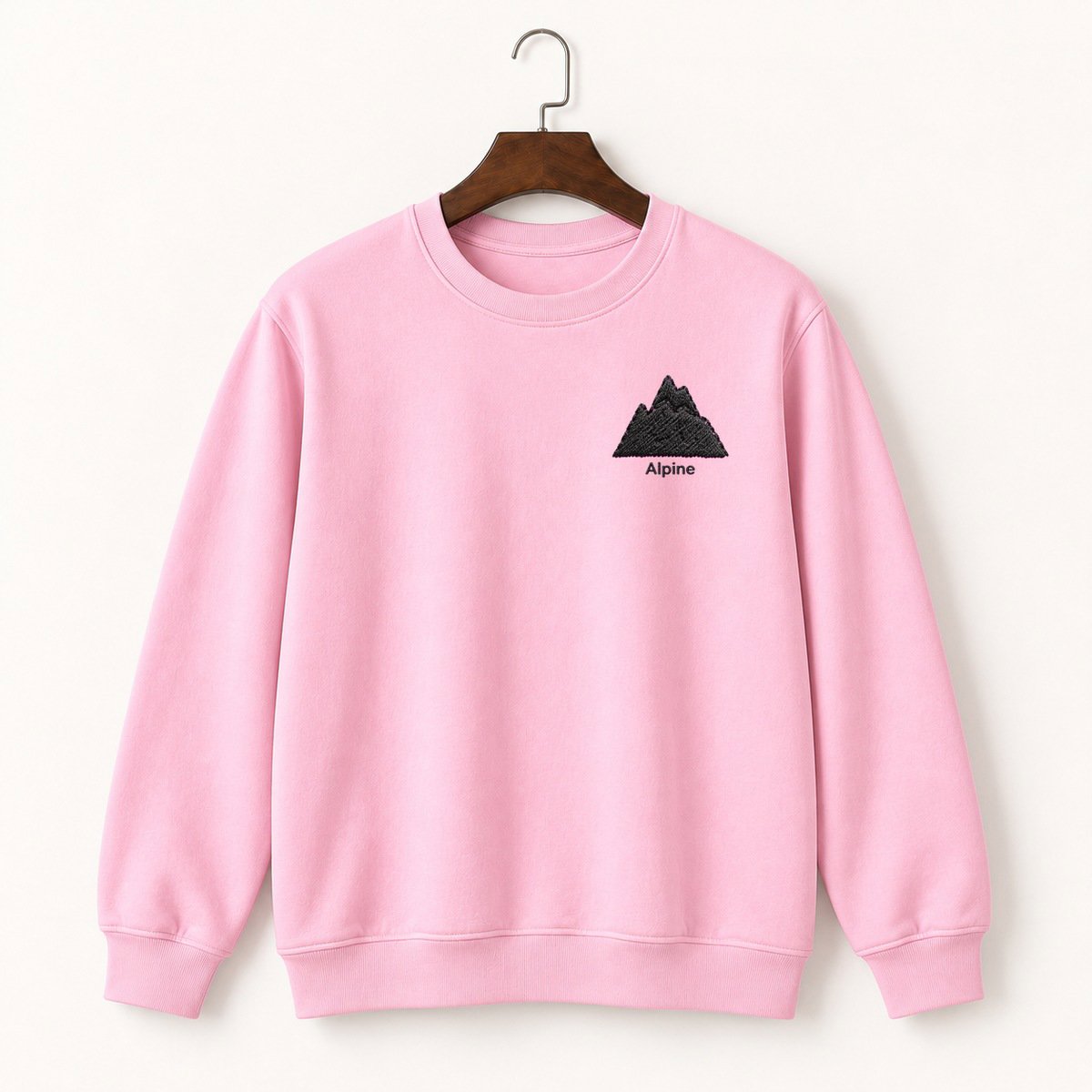 Snow-Capped Mountain Peak Crewneck Sweatshirt 4
