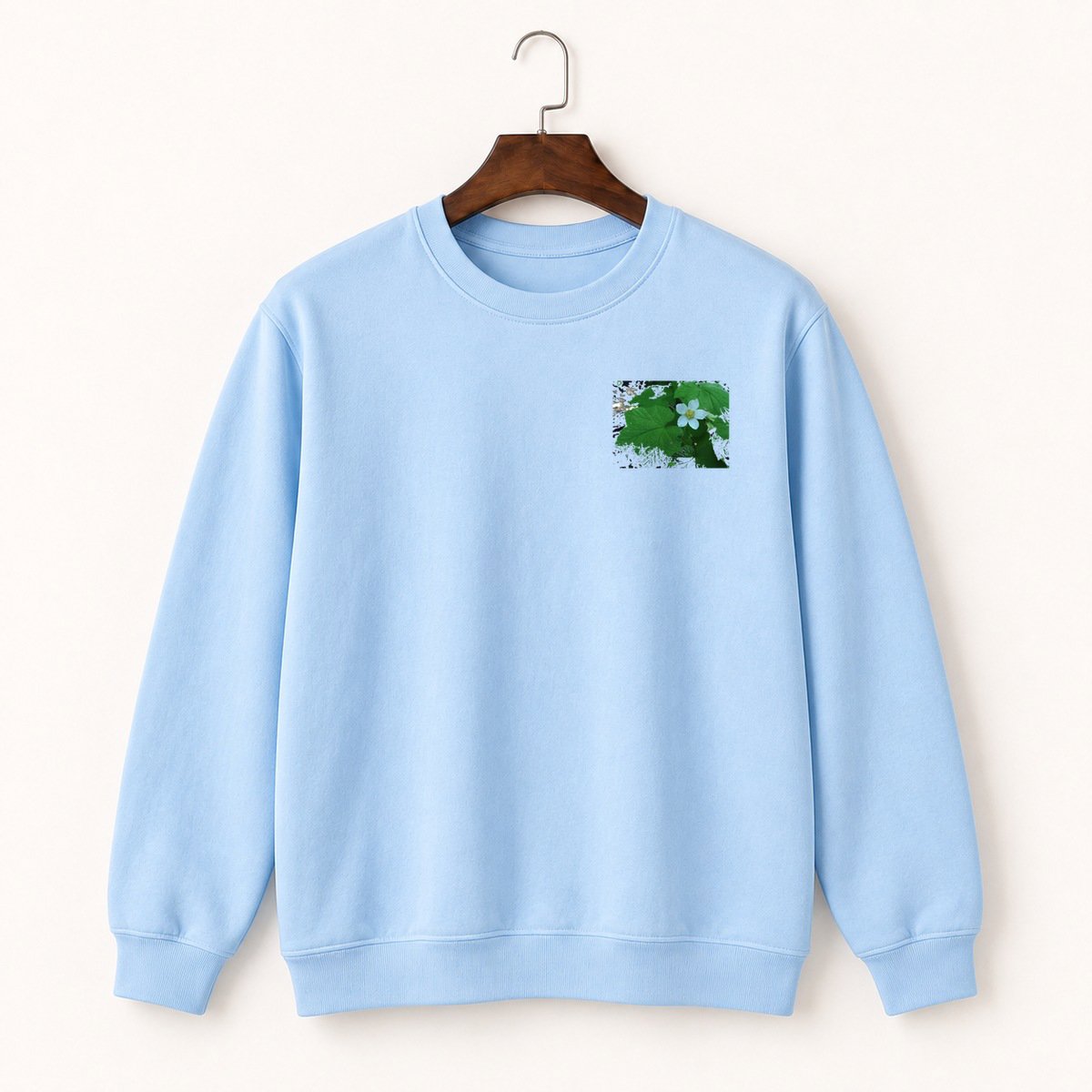 Thimbleberry Leaf Crewneck Sweatshirt 1