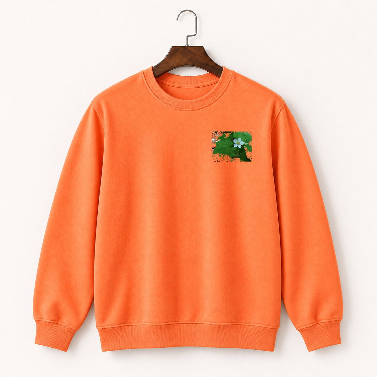 Thimbleberry Leaf Crewneck Sweatshirt 3
