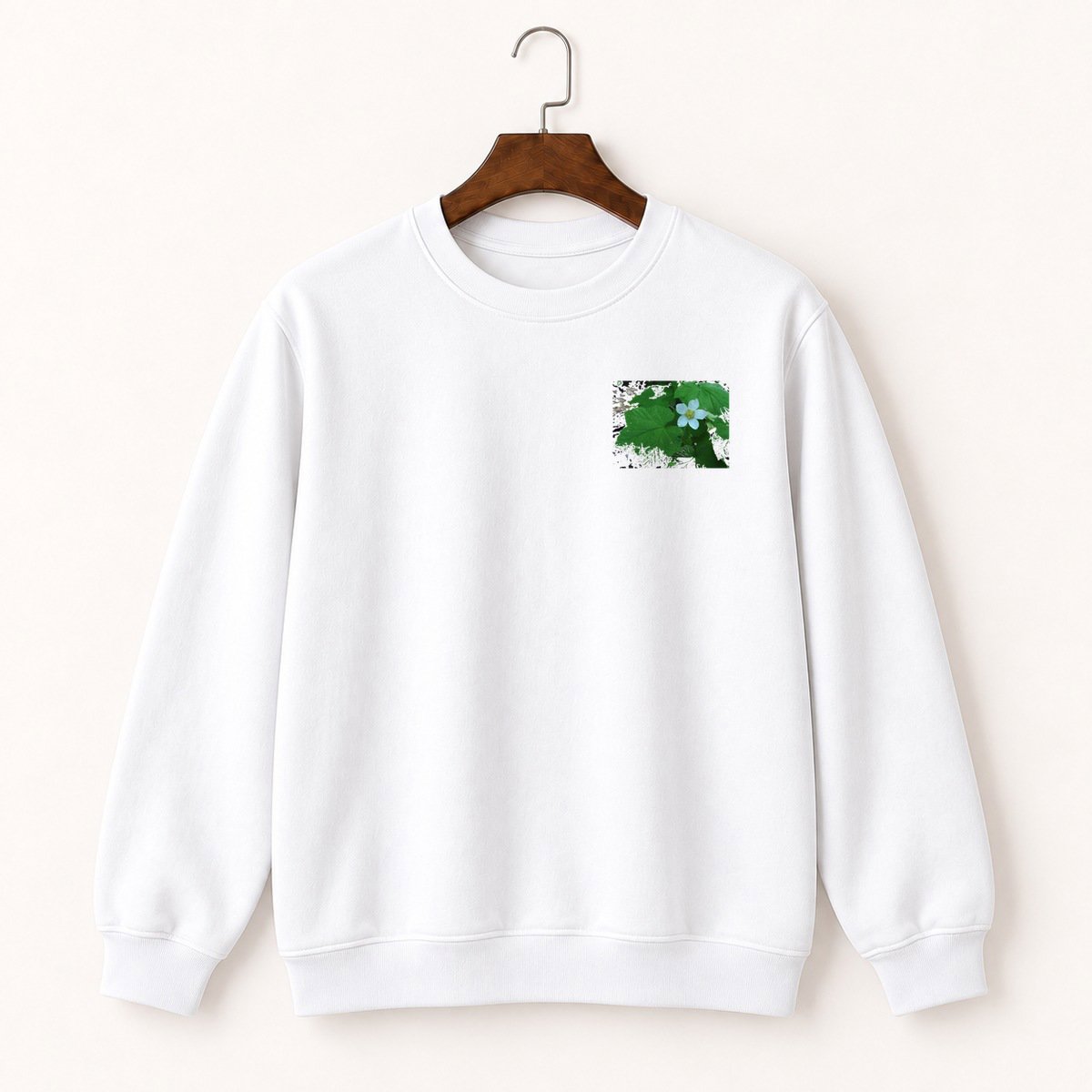 Thimbleberry Leaf Crewneck Sweatshirt 5