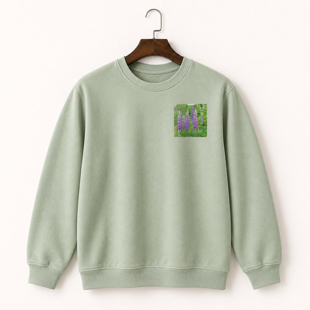 Wild Lupine Flowers Crewneck Sweatshirt 2