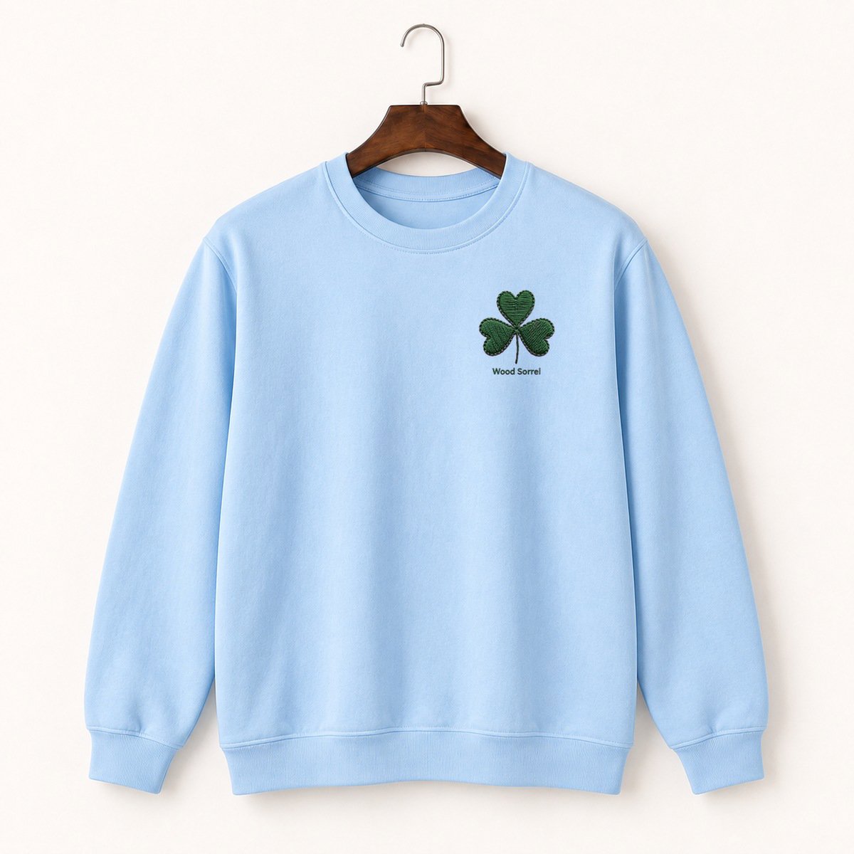 Wood Sorrel Plant Crewneck Sweatshirt 1