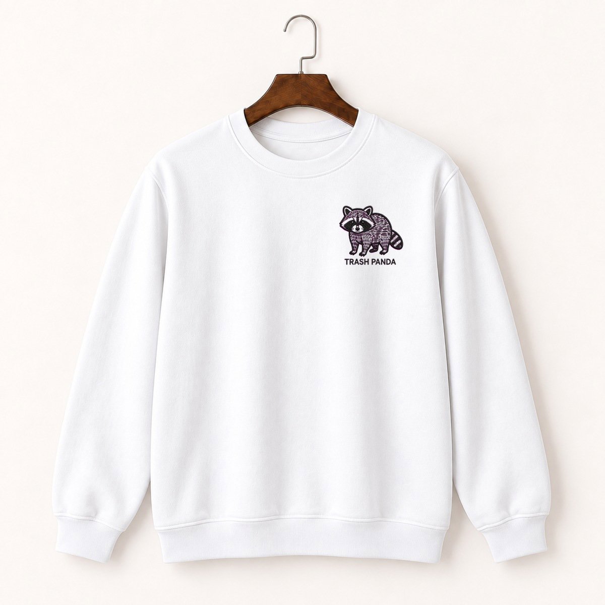 Raccoon Crewneck Sweatshirt 5
