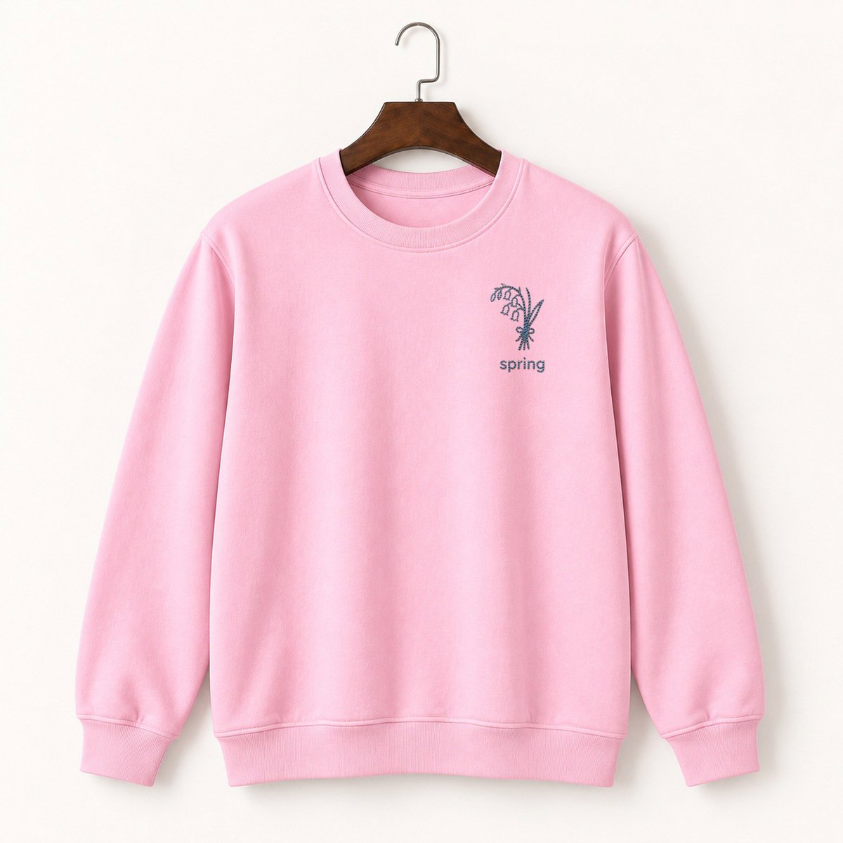 Bluebell Flowers Crewneck Sweatshirt 4