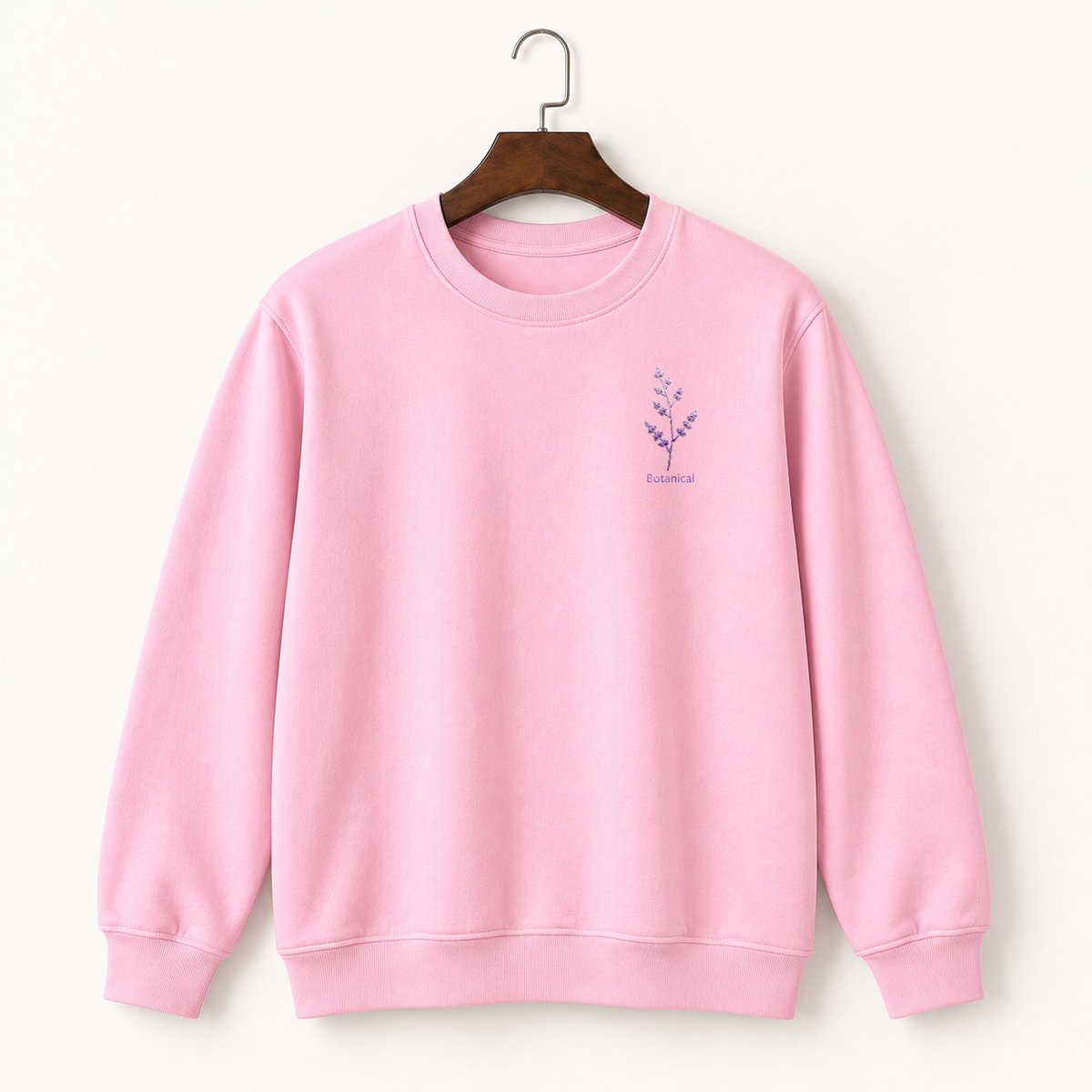 Lavender Sprig Crewneck Sweatshirt 4