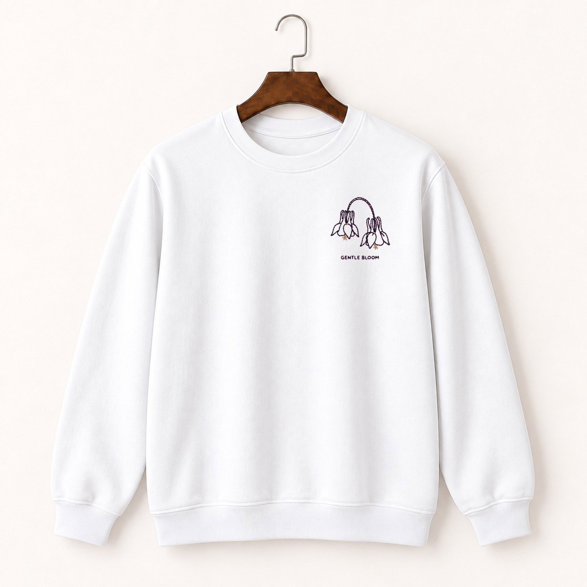 Columbine Flower Crewneck Sweatshirt 5