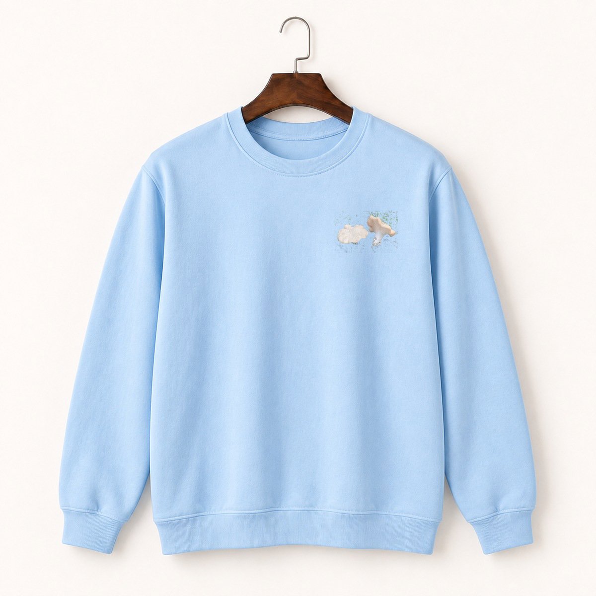 Hedgehog Mushroom Crewneck Sweatshirt 1