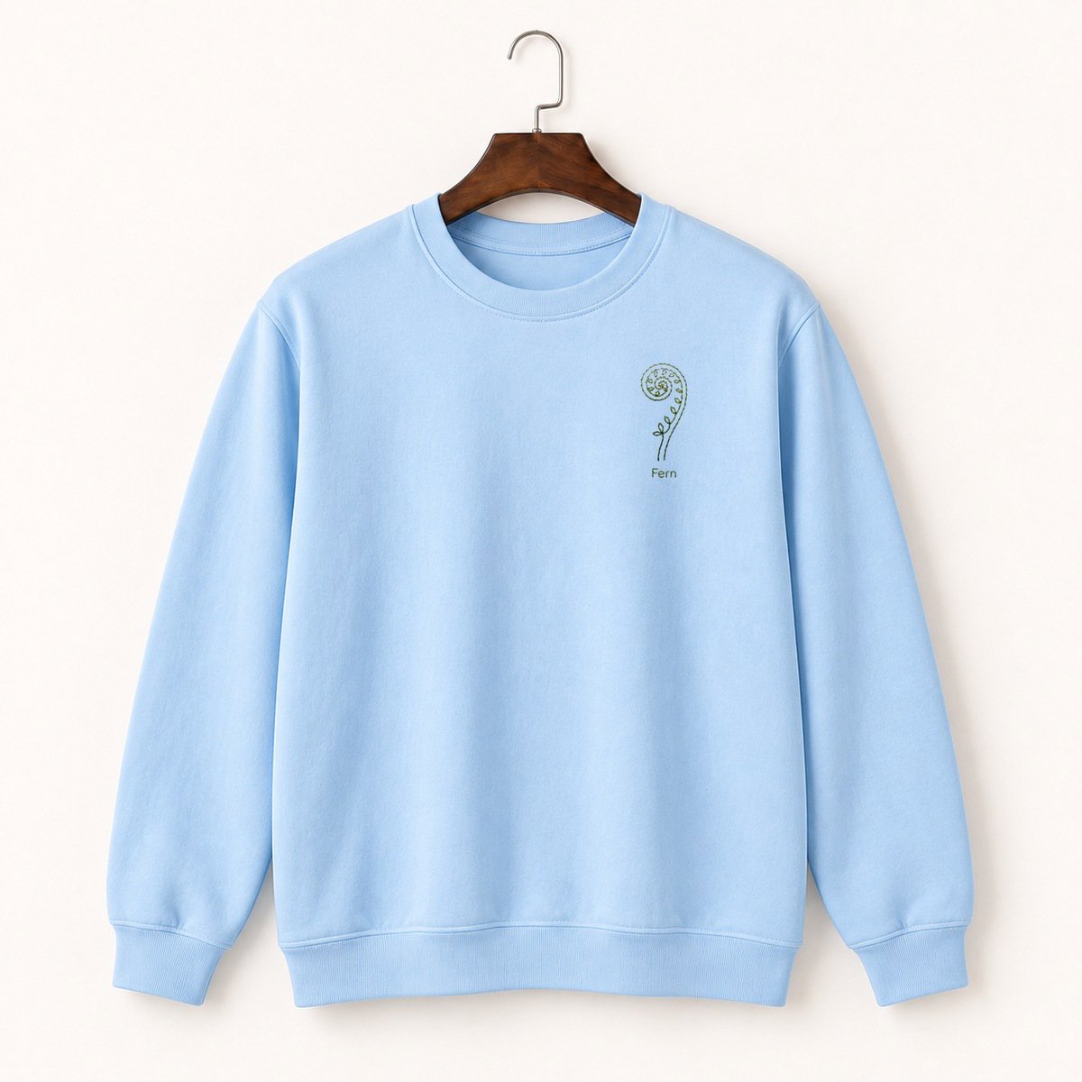 Fern Frond Crewneck Sweatshirt 1