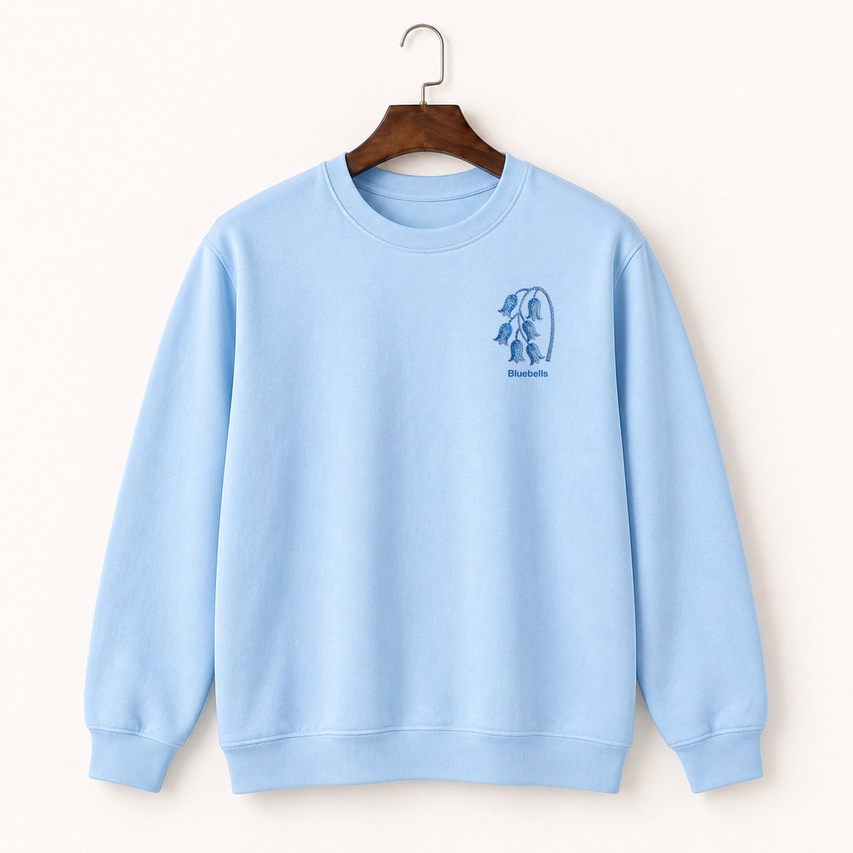 Bluebell Flowers Crewneck Sweatshirt 1