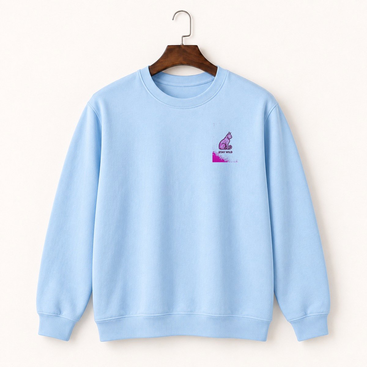 Bobcat Animal Graphic Crewneck Sweatshirt 1