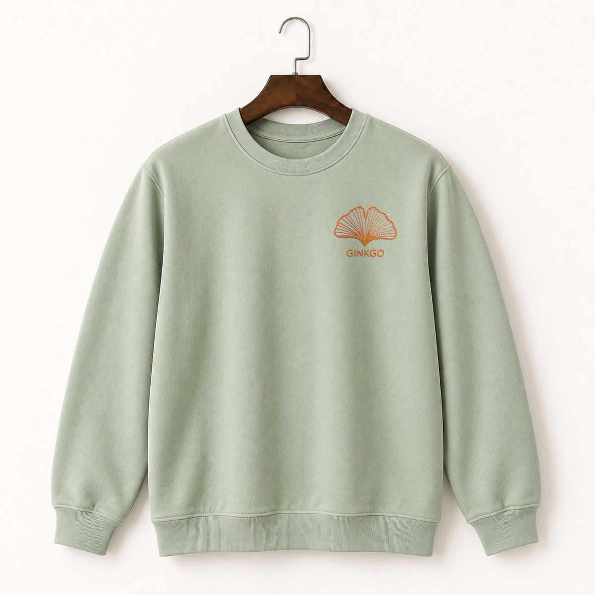 Ginkgo Leaf Botanical Crewneck Sweatshirt 2