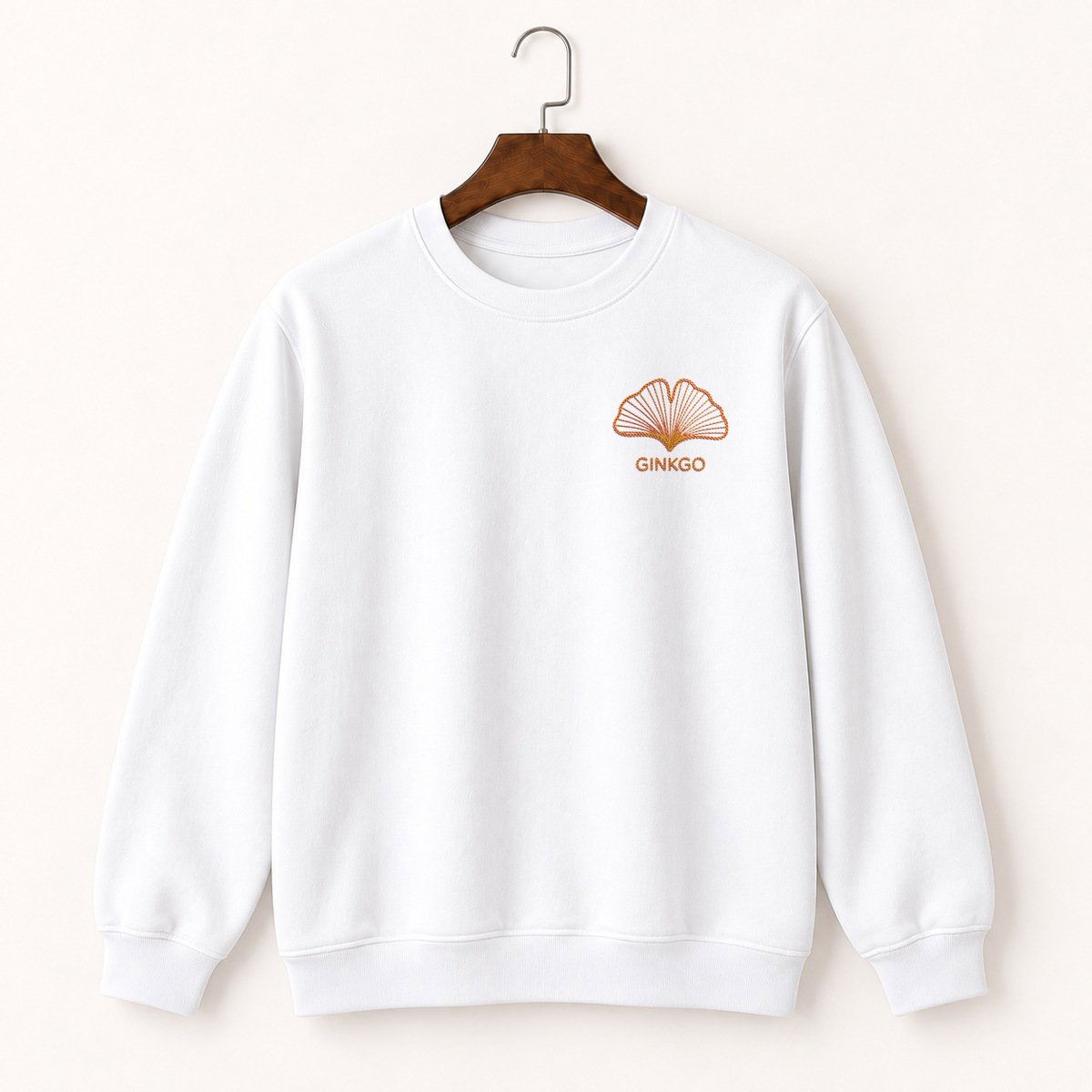 Ginkgo Leaf Botanical Crewneck Sweatshirt 5