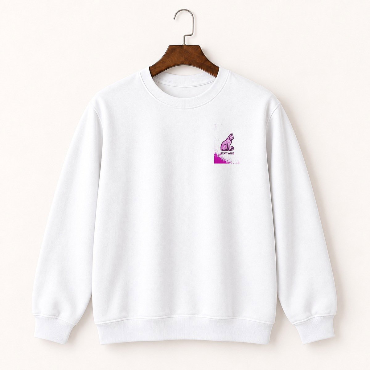 Bobcat Animal Graphic Crewneck Sweatshirt 5