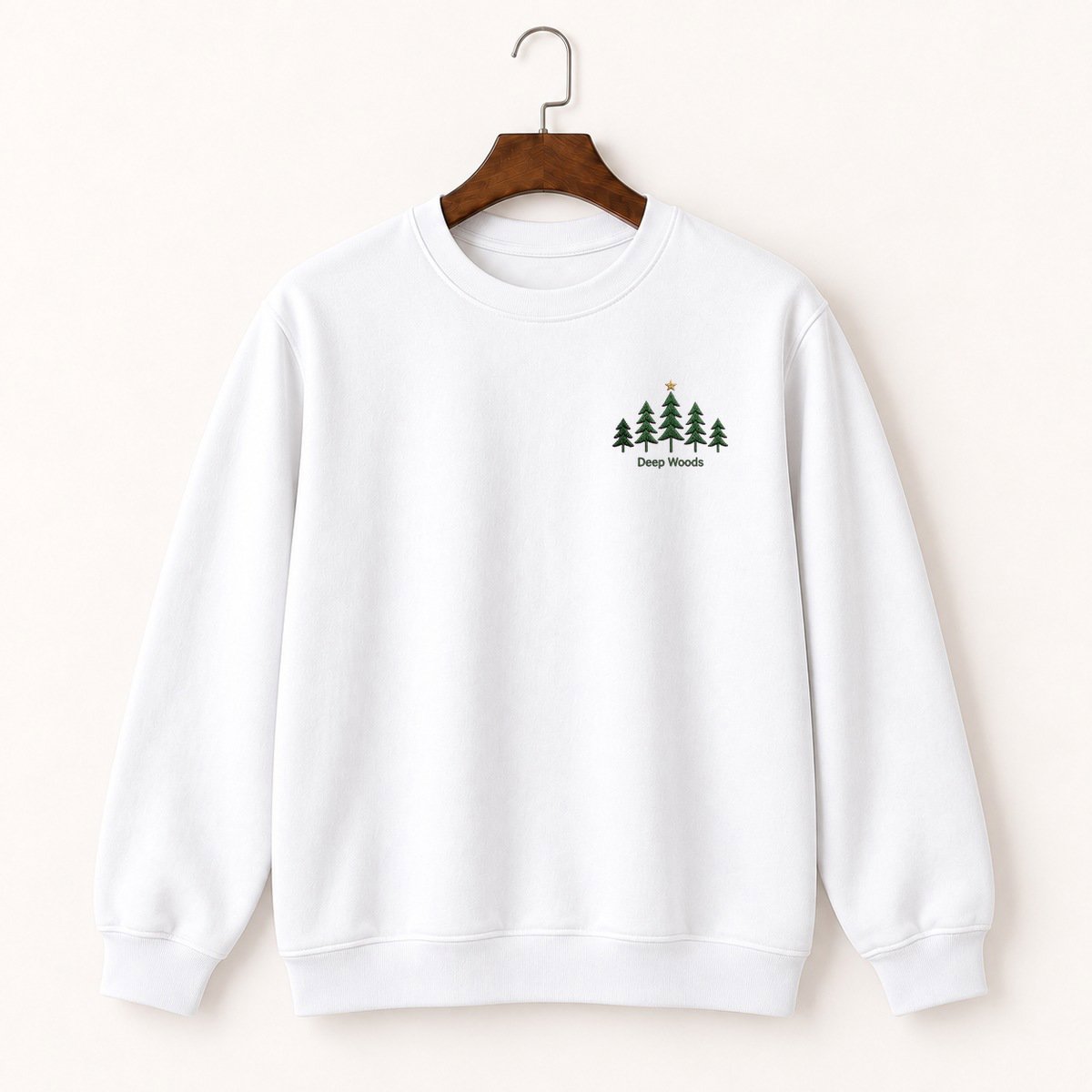 Pine Forest Treeline Crewneck Sweatshirt 5