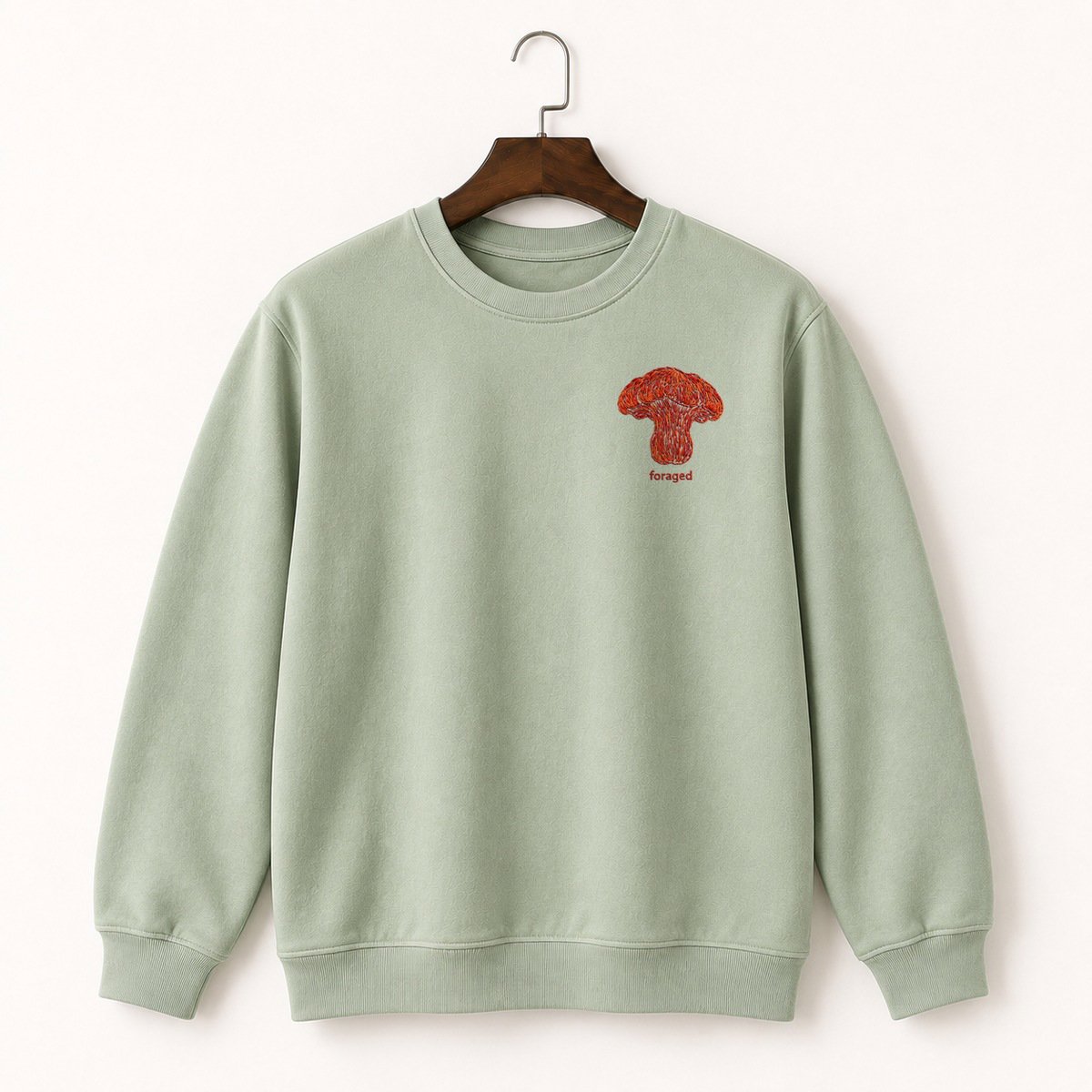 Lobster Mushroom Crewneck Sweatshirt 2