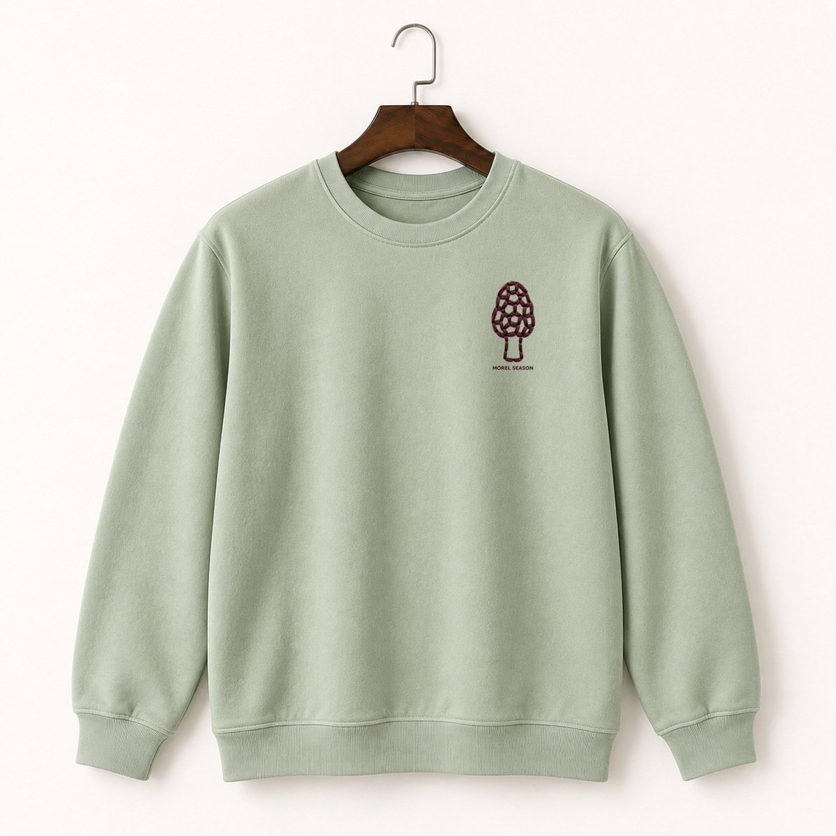 Morel Mushroom Crewneck Sweatshirt 2