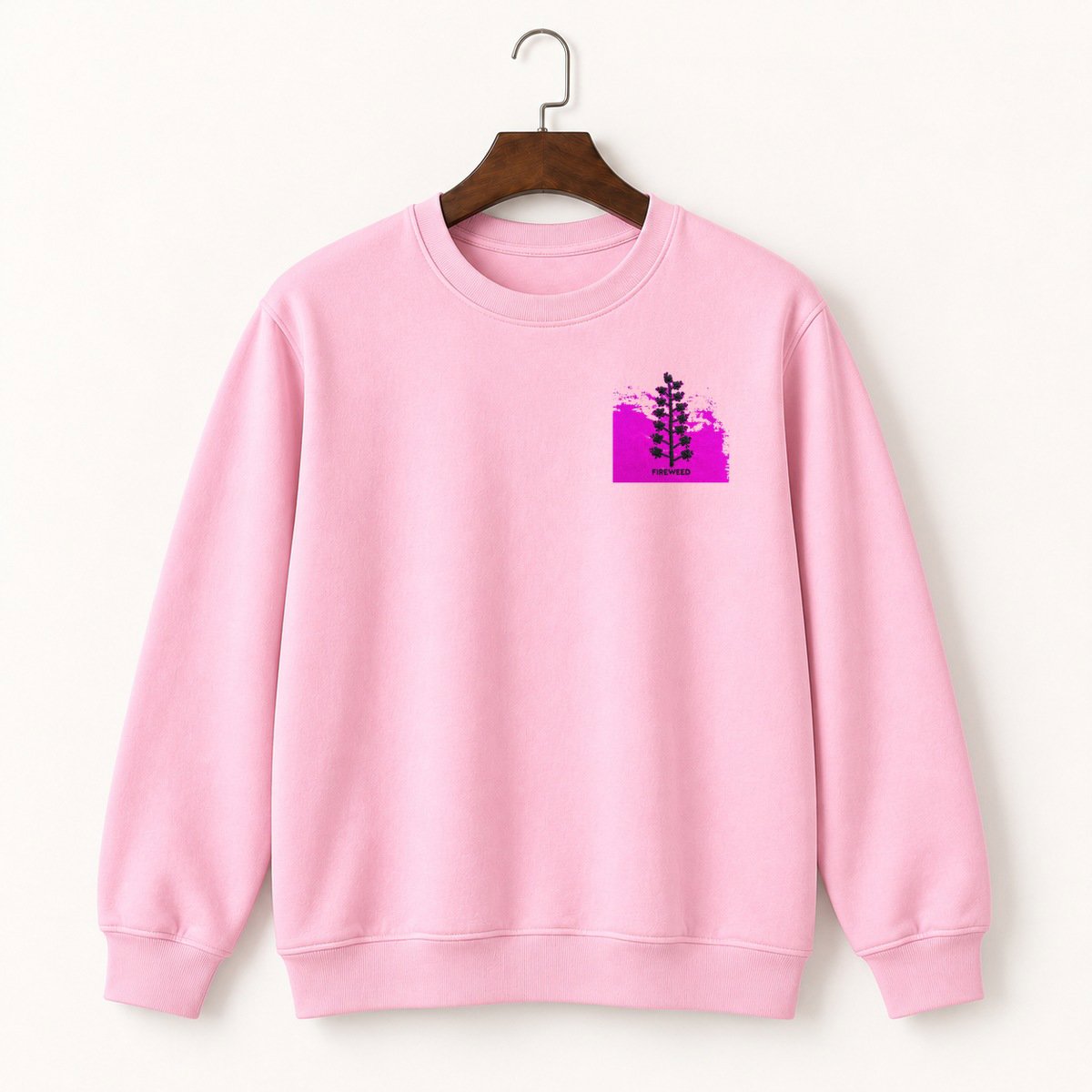 Fireweed Plant Crewneck Sweatshirt 4