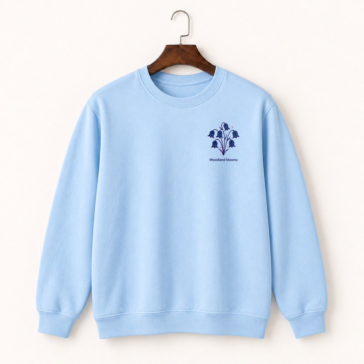 Bluebell Cluster Crewneck Sweatshirt 1