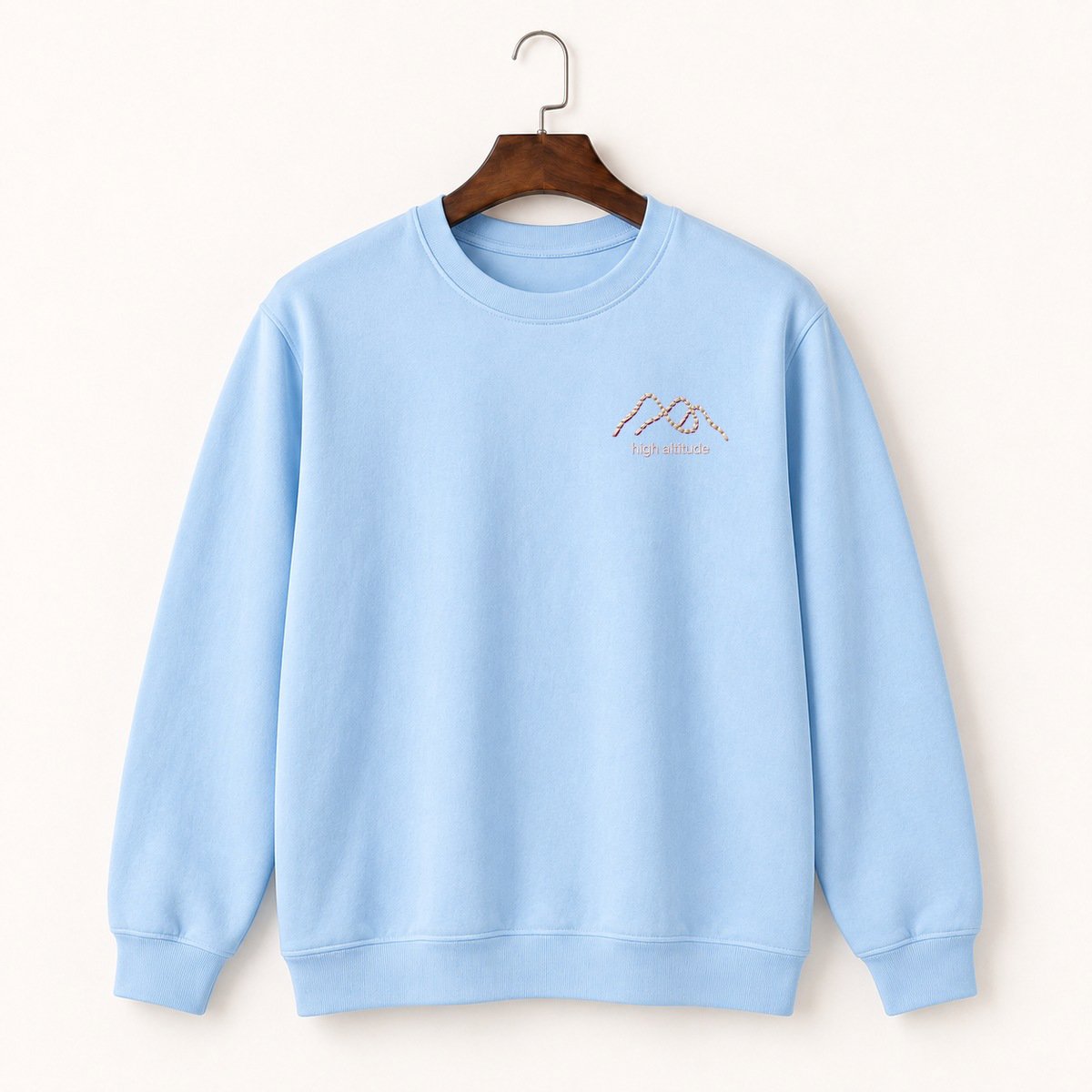 Snowy Mountain Range Crewneck Sweatshirt 1